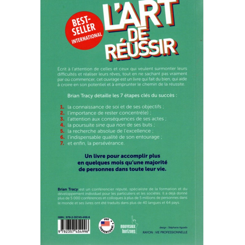 L'art de réussir Bryan Tracy