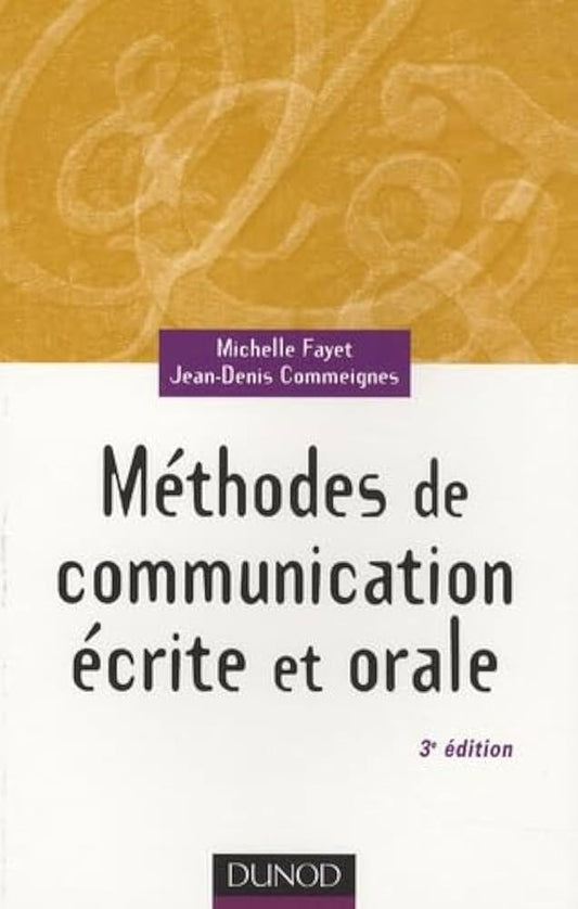 Méthodes de communication écrite et orale