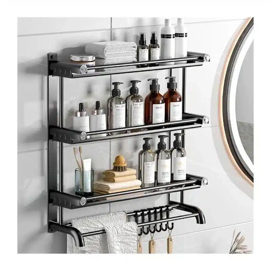 Étagère douche en fer